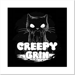 CREEPY GRIN Posters and Art